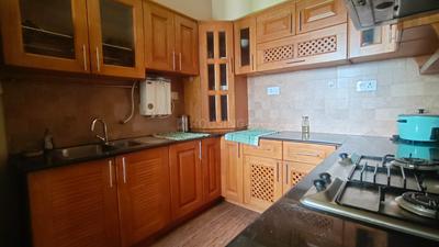 Kitchen Image of 1400 Sq.ft 3 BHK Apartment / Flat for sale in Skyline Gateway Apartments, Edappally Kochi for Rs. 9900000