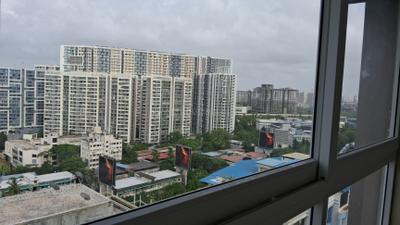 Balcony Image of 700 Sq.ft 2 BHK Apartment / Flat for sale in Tristar Bc Corp Arista, Bandra East Mumbai for Rs. 30000000