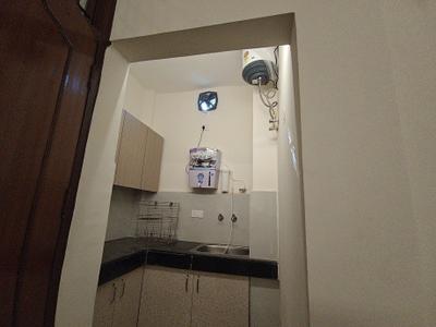 Kitchen Image of 600 Sq.ft 1 BHK Builder Floor for rent in Sector 55 Gurgaon for Rs. 27000