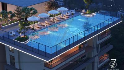 Image of 1878 Sq.ft 3 BHK Apartment / Flat for sale in Harkrish Global Riverfront Phase 1, Mundhwa, Pune for Rs. 26500000