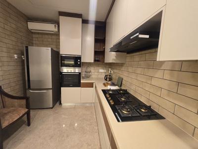 Kitchen Image of 4300 Sq.ft 3 BHK Builder Floor for rent in Anand Niketan New Delhi for Rs. 645000