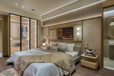 Bedroom Image of 2295 Sq.ft 3 BHK Apartment / Flat for sale in Orchid Regal, Makarba Ahmedabad for Rs. 10500000
