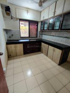 Kitchen Image of 1100 Sq.ft 3 BHK Apartment / Flat for rent in Sagar Garden, Mulund West Mumbai for Rs. 62000