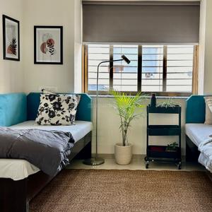 Bedroom Image of 1700 Sq.ft 3 BHK Apartment / Flat for rent in Govind Nagar Nashik for Rs. 35000