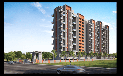 Image of 960 Sq.ft 2 BHK Apartment / Flat for sale in City One Square, Kiwale, Pune for Rs. 6300000