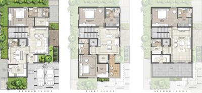 Floor Plan Image of 4243 Sq.ft 4.5 BHK Villa for sale in Bhavya Evora, Pati Sangareddy for Rs. 47500000