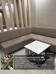 Living Room Image of 900 Sq.ft 1 BHK Apartment / Flat for rent in Sector 46 Gurgaon for Rs. 40000