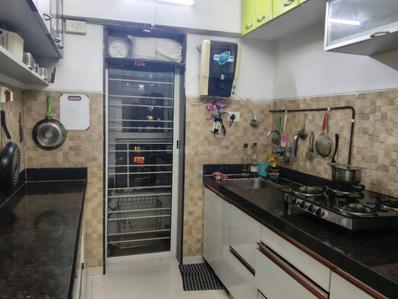 Kitchen Image of 750 Sq.ft 2 BHK Apartment / Flat for sale in Srishti Micro Srishti, Bhandup West Mumbai for Rs. 13500000