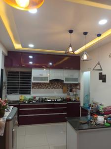 Kitchen Image of 1400 Sq.ft 3 BHK Apartment / Flat for sale in Jala Palmera, Vadsar Vadodara for Rs. 4800000