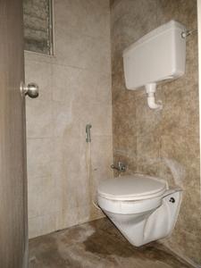 Common Bathroom Image of 701 Sq.ft 1 BHK Apartment / Flat for sale in Vishesh Balaji Symphony, Shilottar Raichur Navi Mumbai for Rs. 5500000