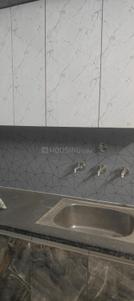 Kitchen Image of 810 Sq.ft 3 BHK Builder Floor for rent in Chanakya Place New Delhi for Rs. 22000
