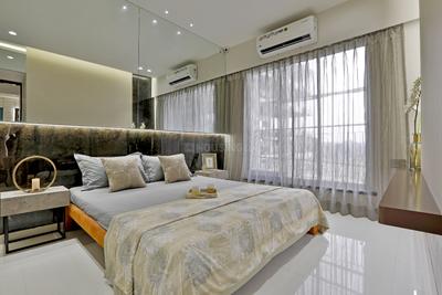 Bedroom Image of 615 Sq.ft 1 BHK Builder Floor for sale in Shree Adinath Symphony, Boisar Mumbai for Rs. 3200000