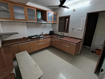 Kitchen Image of 1160 Sq.ft 3 BHK Apartment / Flat for rent in Karelibagh Vadodara for Rs. 22000