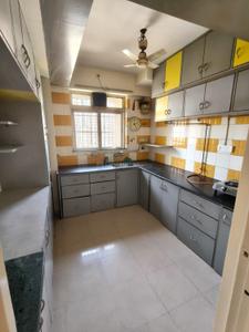 Kitchen Image of 350 Sq.ft 1 BHK Apartment / Flat for rent in Lodha Crown, Thane West Thane for Rs. 25000