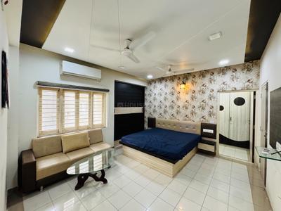 Bedroom Image of 896 Sq.ft 1 RK Apartment / Flat for rent in  Bageshree, Satellite Ahmedabad for Rs. 25000