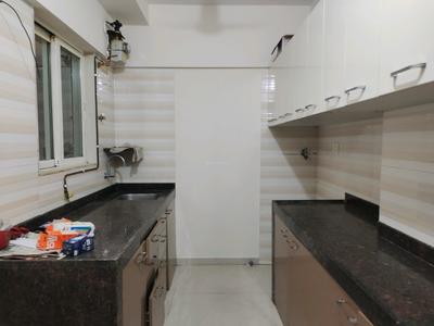 Kitchen Image of 640 Sq.ft 2 BHK Apartment / Flat for rent in Gurukrupa Marina Enclave, Malad West Mumbai for Rs. 50000
