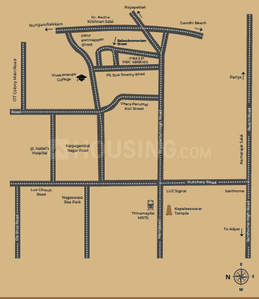 Image of 2446 Sq.ft 3 BHK Apartment / Flat for sale in Mylapore, Chennai for Rs. 50000000