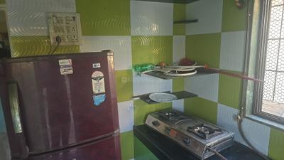 Kitchen Image of 1200 Sq.ft 3 BHK Apartment / Flat for rent in Yashwant Arcade CHS, Kopar Khairane Navi Mumbai for Rs. 55000