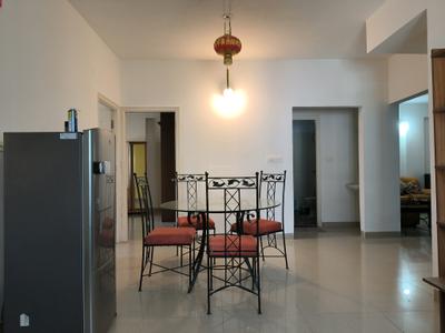 Dining Area Image of 1675 Sq.ft 3 BHK Apartment / Flat for rent in VRR Heritage I, Doddanekundi Bengaluru for Rs. 73000