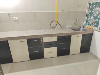 Kitchen Image of 1080 Sq.ft 2 BHK Apartment / Flat for rent in Adani The Meadows, Shantigram Ahmedabad for Rs. 37000
