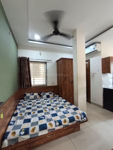 Bedroom Image of 380 Sq.ft 1 RK Studio for rent in Mahalakshmi Nagar Indore for Rs. 13999