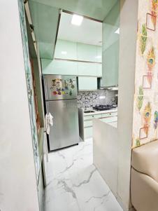 Kitchen Image of 1200 Sq.ft 3 BHK Apartment / Flat for sale in Sheth Vasant Lawns, Thane West Thane for Rs. 32000000