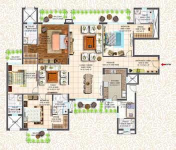 Image of 3220 Sq.ft 4 BHK Apartment / Flat for sale in ACE Parkway, Sector 150, Noida for Rs. 53000000
