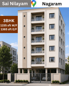 Image of 1155 Sq.ft 3 BHK Apartment / Flat for sale in Nagaram Ranga Reddy District, Secunderabad for Rs. 5800000