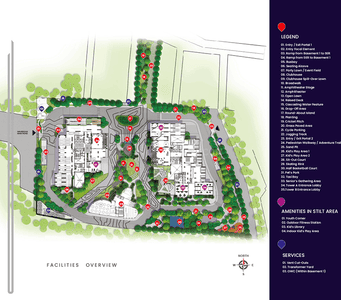 Image of 2270 Sq.ft 3 BHK Apartment / Flat for sale in Sumadhura The Olympus, Financial District, Hyderabad for Rs. 23800000