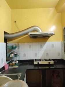 Kitchen Image of 504 Sq.ft 1 BHK Apartment / Flat for rent in MJ Moti Kunj, Paschim Putiary Kolkata for Rs. 14000