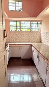 Kitchen Image of 1500 Sq.ft 3 BHK Independent House for rent in Sasthamangalam Thiruvananthapuram for Rs. 18000
