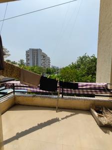 Balcony Image of 1086 Sq.ft 2 BHK Apartment / Flat for rent in Sai Krupa Landmark, Thergaon Pune for Rs. 24000