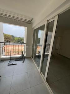 Balcony Image of 1100 Sq.ft 2 BHK Apartment / Flat for rent in Casagrand Boulevard, Chikkagubbi Village Bengaluru for Rs. 35000