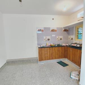 Kitchen Image of 1210 Sq.ft 2 BHK Builder Floor for rent in Kasturi Nagar Bengaluru for Rs. 30000