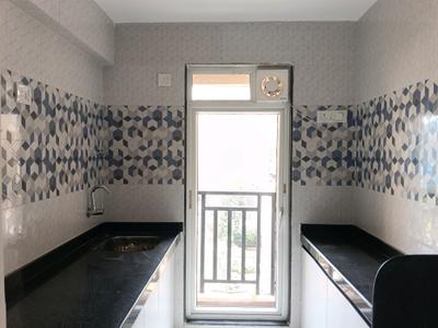 Kitchen Image of 589 Sq.ft 1 BHK Apartment / Flat for rent in Raunak Bliss Phase A, Kasarvadavali Thane for Rs. 24698