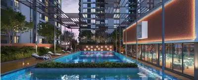 Image of 1321 Sq.ft 3 BHK Apartment / Flat for sale in Paras Rahul Downtown Phase II, Punawale, Pune for Rs. 12400000