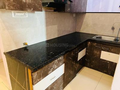 Kitchen Image of 550 Sq.ft 1 BHK Builder Floor for rent in Nipania Indore for Rs. 12500