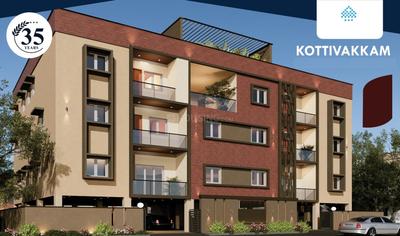 BHK 897 Sqft Flat for sale at Perungudi, Chennai South