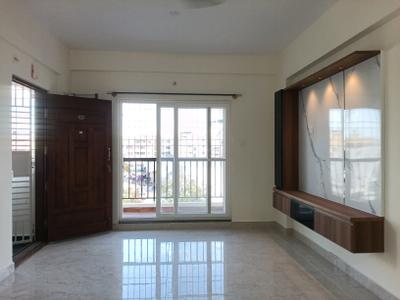 Living Room Image of 1500 Sq.ft 3 BHK Apartment / Flat for rent in Yoga Sai Srikaram, Kaggadasapura Bengaluru for Rs. 60006