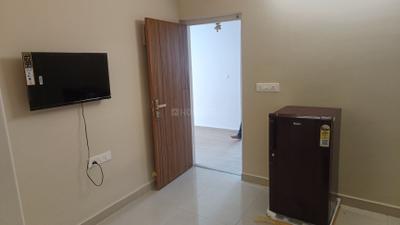 Living Room Image of 450 Sq.ft 1 BHK Apartment / Flat for rent in Nagavara Bengaluru for Rs. 23000