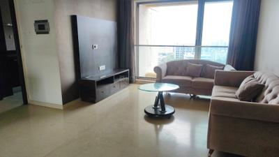 Living Room Image of 1015 Sq.ft 2 BHK Apartment / Flat for rent in Kalpataru Aura, Ghatkopar West Mumbai for Rs. 90000