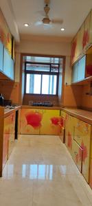 Kitchen Image of 1800 Sq.ft 3 BHK Apartment / Flat for rent in Omkar Veda Exclusive, Parel Mumbai for Rs. 160000