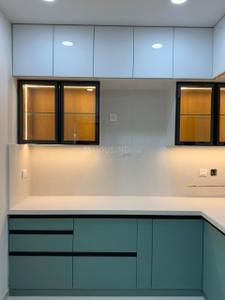 Kitchen Image of 1600 Sq.ft 3 BHK Apartment / Flat for rent in Aparna Zenon, Puppalaguda Hyderabad for Rs. 66000