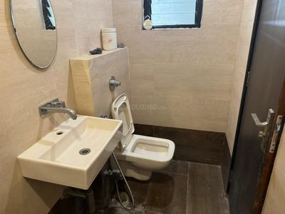 Bathroom Image of 1500 Sq.ft 3 BHK Apartment / Flat for rent in Abhijit Jayanti Nagari 4, Besa Nagpur for Rs. 28000