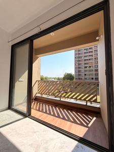 Balcony Image of 1680 Sq.ft 3 BHK Apartment / Flat for rent in Sky Leaf, Vaishno Devi Circle Ahmedabad for Rs. 22599