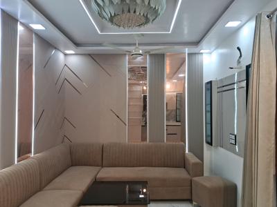 Living Room Image of 900 Sq.ft 3 BHK Builder Floor for rent in Dwarka Mor New Delhi for Rs. 32000