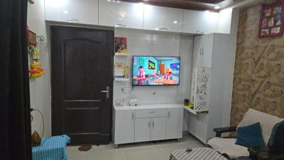 Living Room Image of 840 Sq.ft 2 BHK Apartment / Flat for sale in Aditya Urban Homes, Bamheta Village Ghaziabad for Rs. 4700000