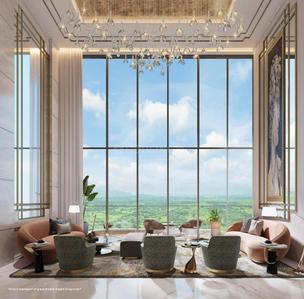 Hall Image of 2200 Sq.ft 4 BHK Apartment / Flat for sale in Lodha Hanging Garden, Palava Phase 2 Thane for Rs. 30000000
