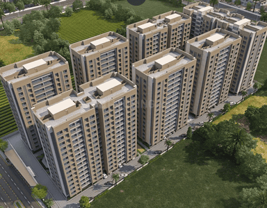 Image of 1250 Sq.ft 2 BHK Apartment / Flat for sale in Satvat Orchid Fantasia, Jahangirabad, Surat for Rs. 4551000