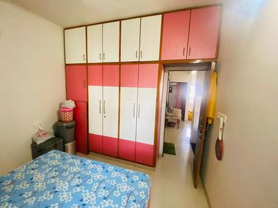 Bedroom Image of 1100 Sq.ft 2 BHK Apartment / Flat for rent in Ghatlodiya Ahmedabad for Rs. 16000